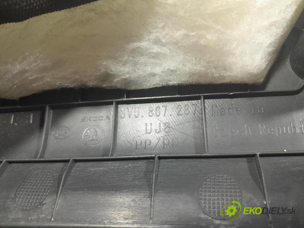 Skoda Superb 2019 kryt Plast: Interiéry: 3V5867287