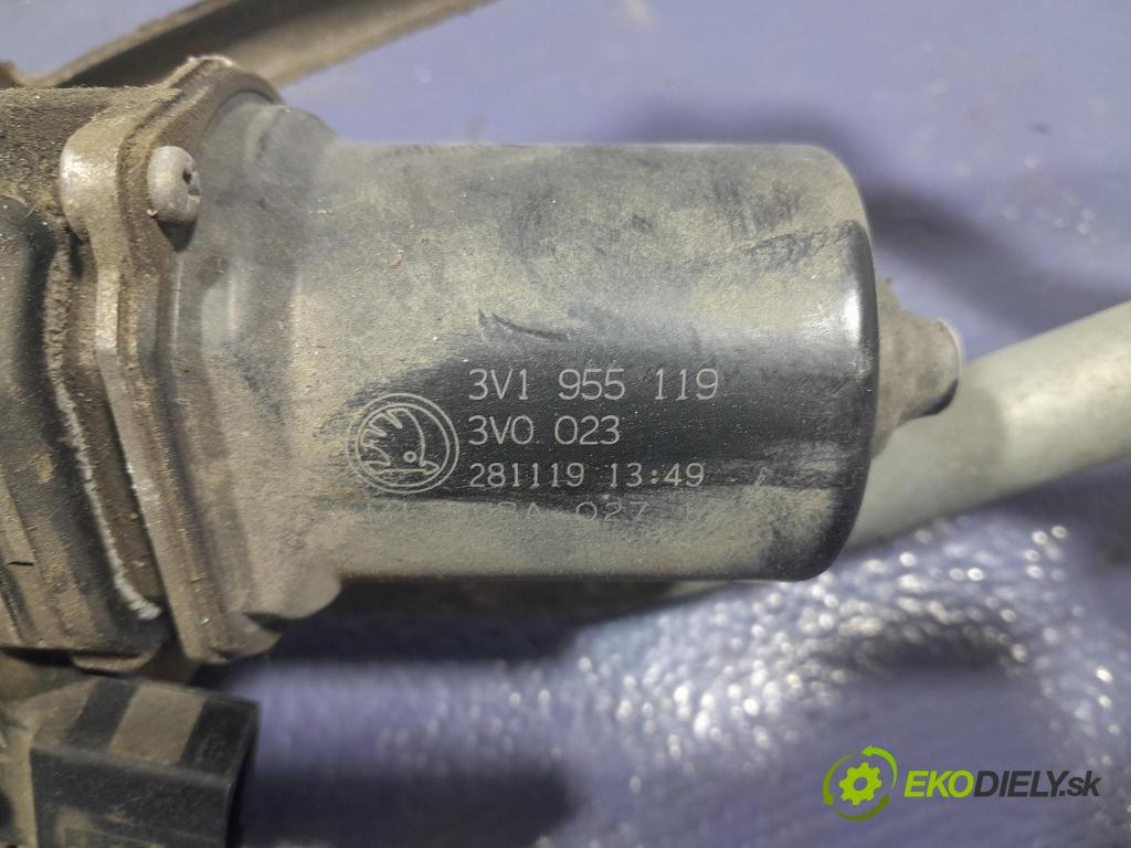 Skoda Superb 2019 mechanizmus motor: Stierače: Predné 3V1955023A