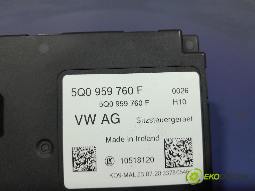 Skoda Kodiaq 2020 riadiaca jednotka Sedadlo: 5Q0959760F