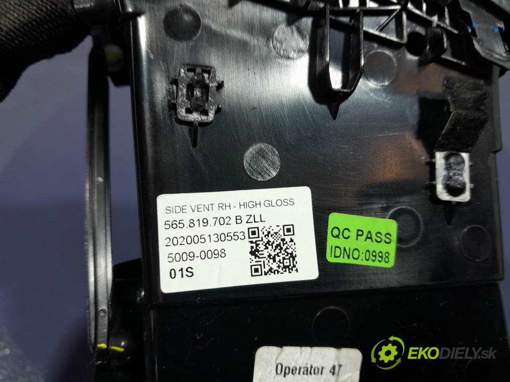 Skoda Kodiaq 2020 GRIDS: Prúd vzduchu: Vzduch: 565819702B