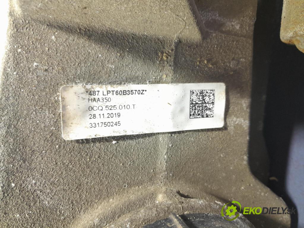 Skoda Superb 2019 diferenciál Tylny 0CQ525010T