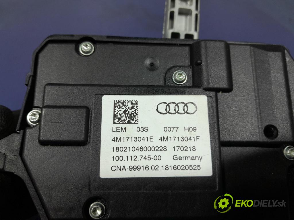 Audi Q7 2018 kulisa Změny Ozubené kola: 4M1713041E