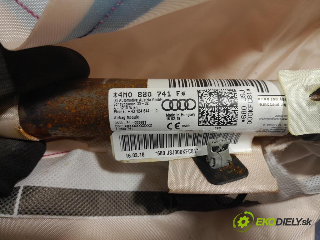 Audi Q7 2018 Airbag: Záclona: x 4M0880741F