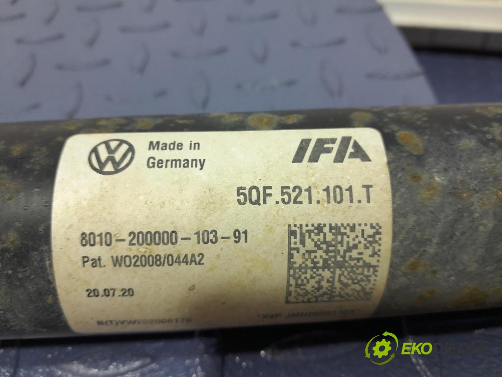 Skoda Kodiaq 2020 Hřídel: Šoférovanie: 5QF521101T