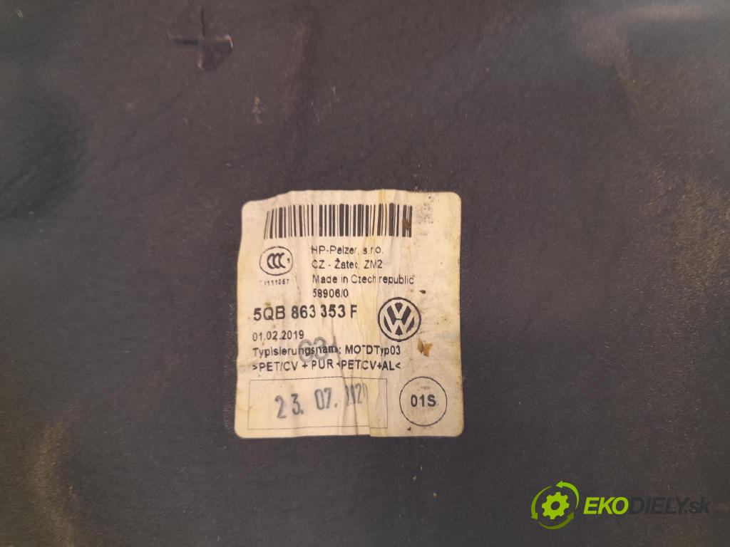 Skoda Kodiaq 2020 Zvuková izolácia 5QB863353F