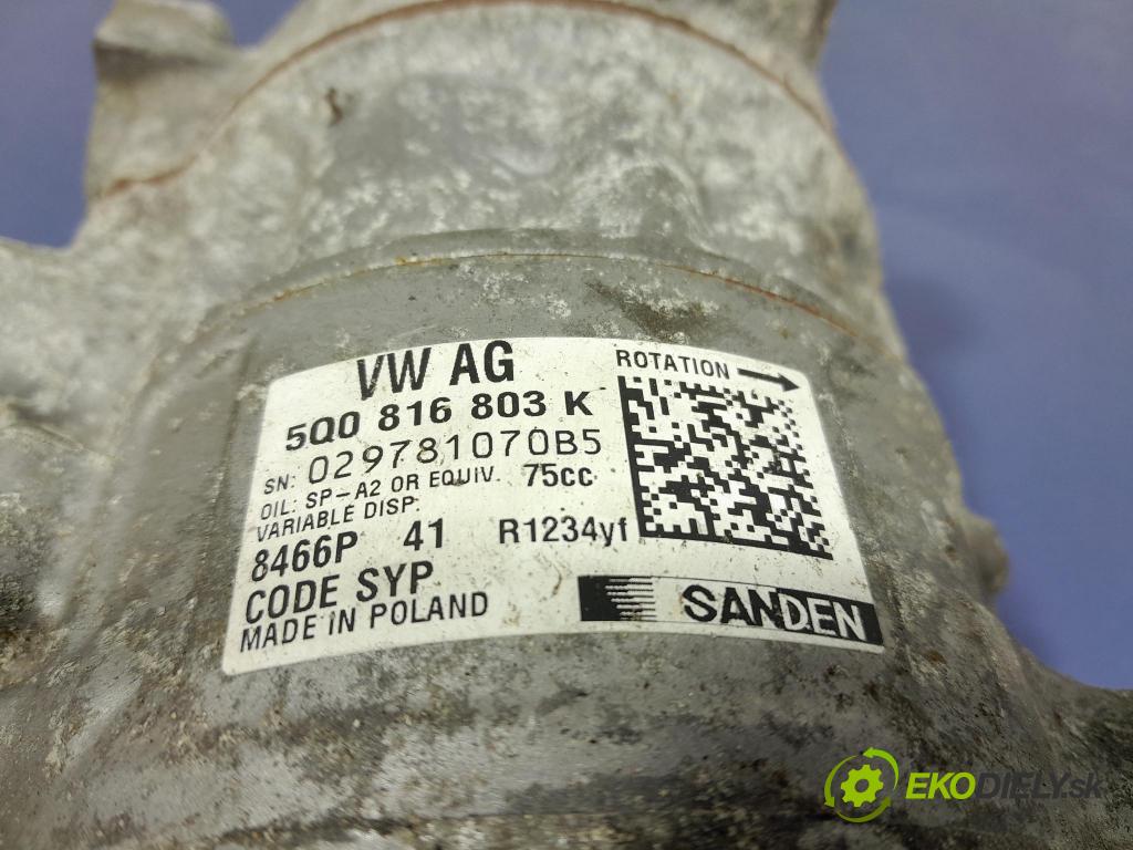 Skoda Kodiaq 2020 Kompresor: Klimatizácia: 5Q0816803K