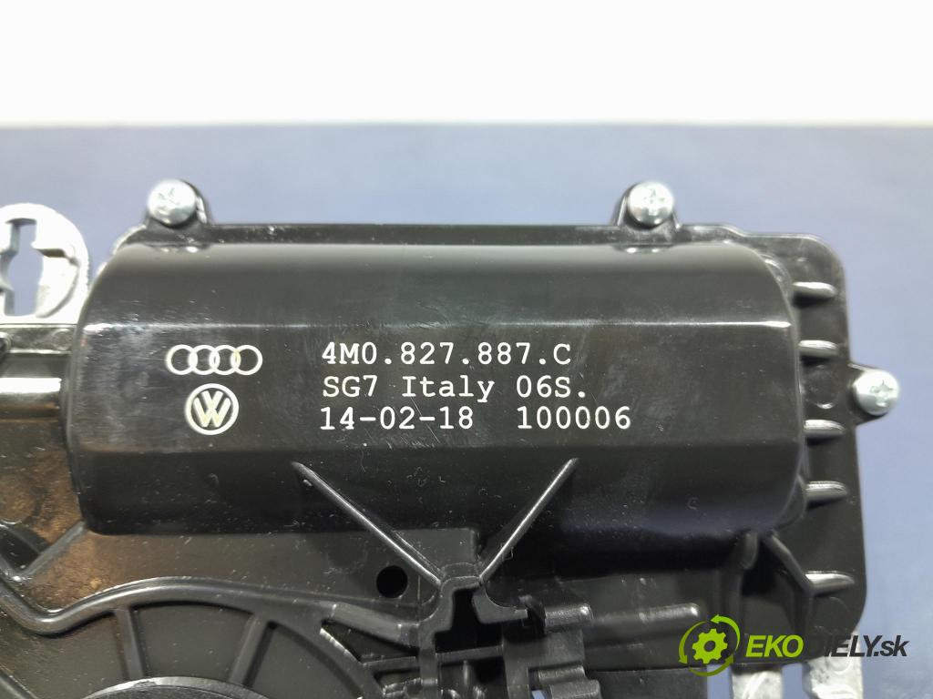 Audi Q7 2018 zámok Klapky: kufra: 4M0827887C