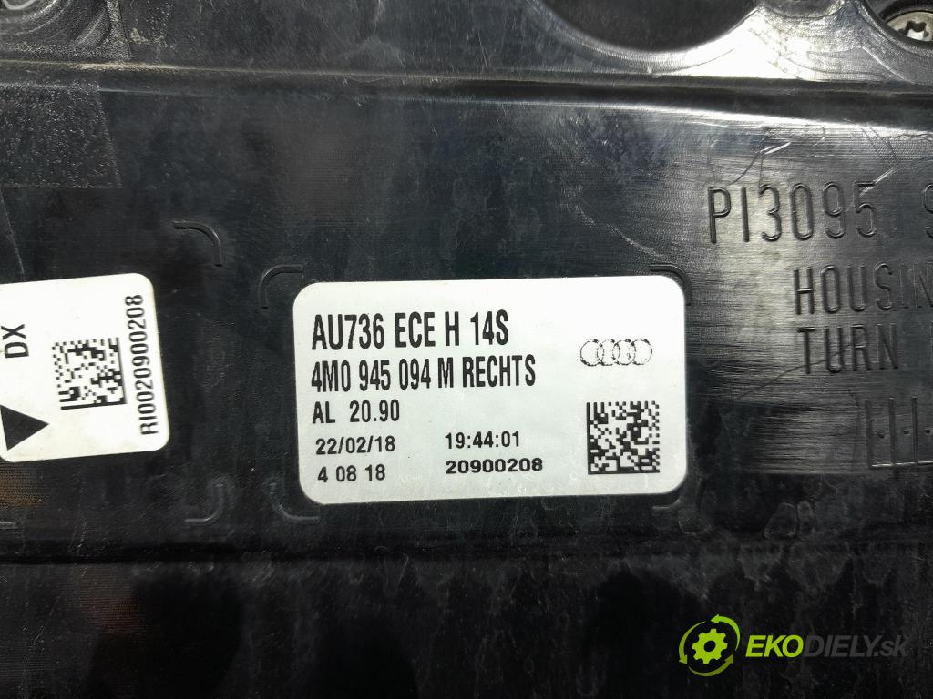 Audi Q7 2018 svetlo / reflektor zad Prava: Vnútri: 4M0945094M