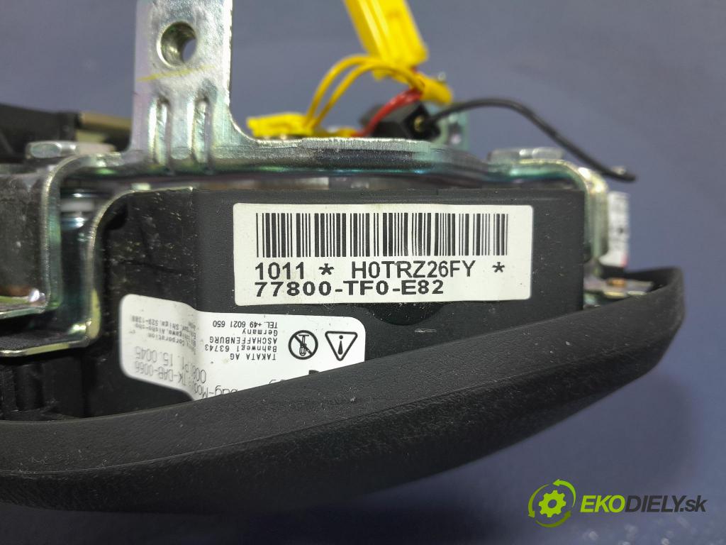 Honda Jazz 2012 Airbag: Řidiči: x 77800-TF0-E82