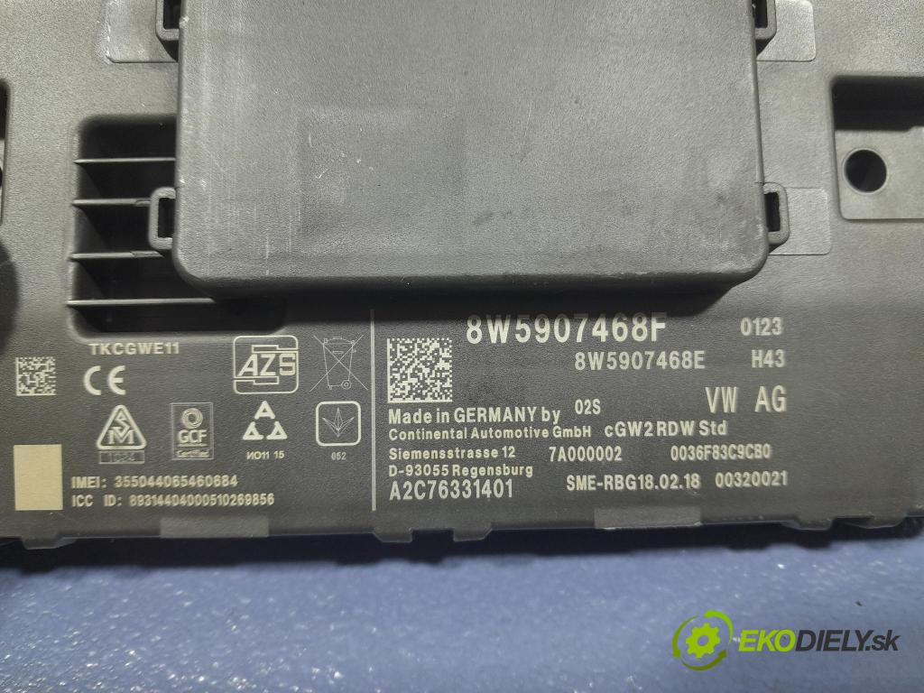Audi Q7 2018 řídící jednotka Brána 8W5907468F