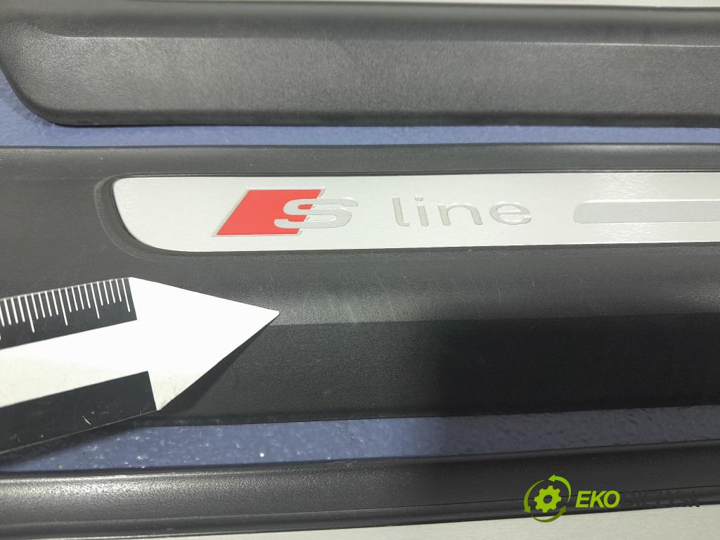 Audi Q7 2018 lišta Dekoratívní: Práh: 4M0853373A