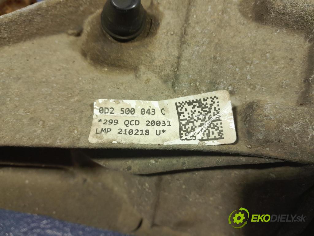 Audi Q7 2018 diferenciál Tylny 0D2500043C
