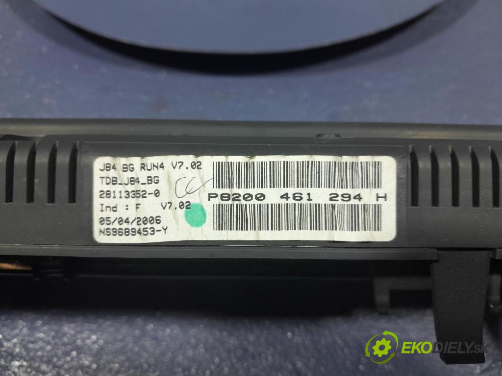 Renault Megane scenic 2006 Přístrojová deska 8200461294