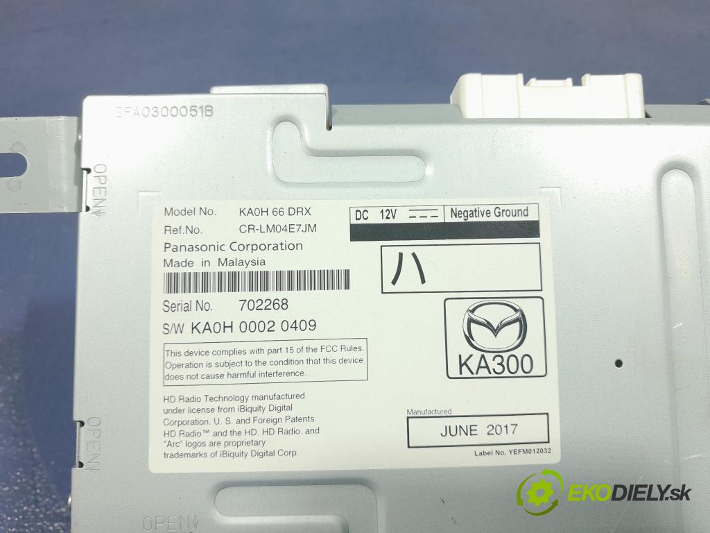 Mazda Cx-5 2017 řídící jednotka KA0H66DRX