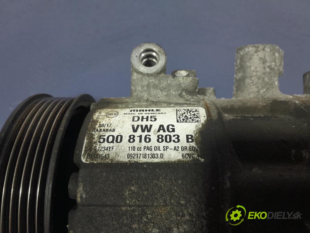 Skoda Octavia 2017 Kompresor: Klimatizácia: 5Q0816803B