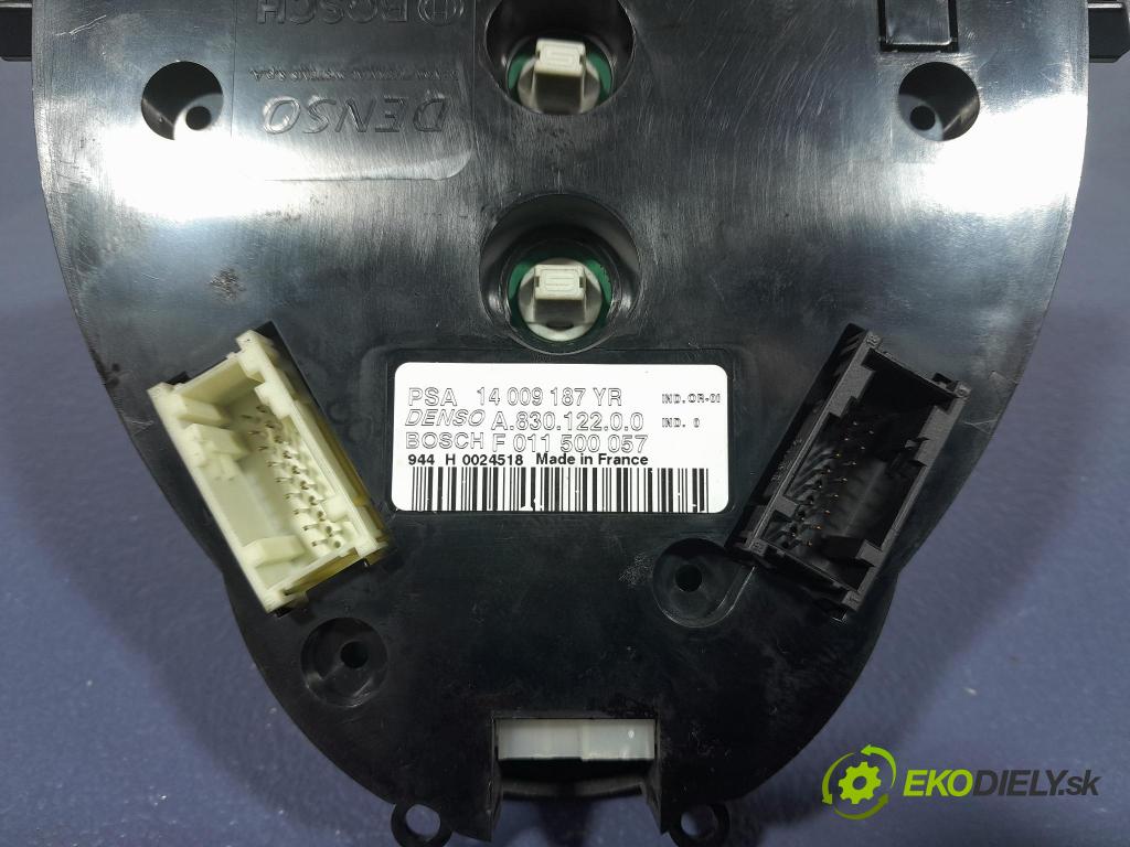 Citroen C8 2007 prepínač Klimatizácia: Prúd vzduchu: 14009187YR