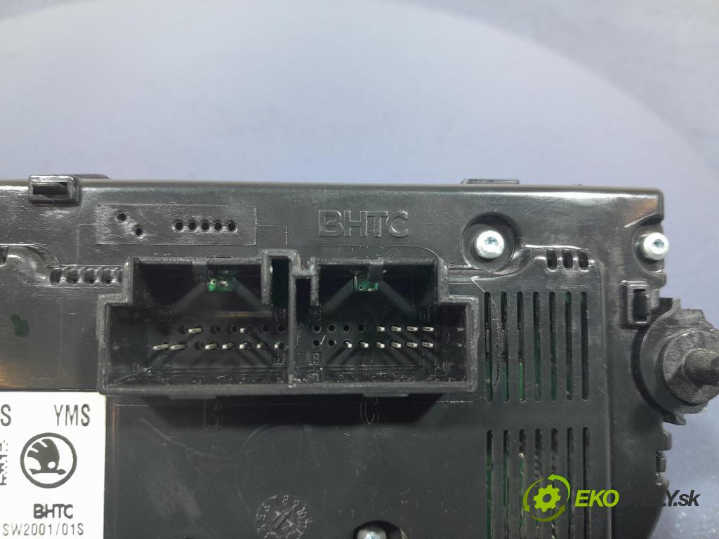 Skoda Octavia 2017 prepínač Klimatizácia: Prúd vzduchu: 5E0907044AS