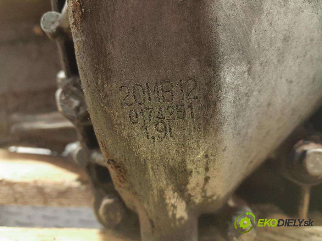 Citroen C8 2007 převodovka Ozubené kola: Manualna 20MB12