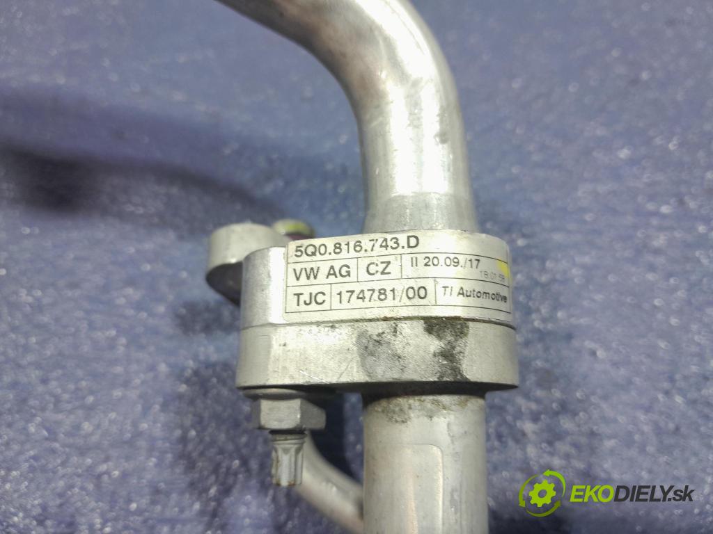 Skoda Octavia 2017 rúrka Klimatizácia: 5Q0816743D