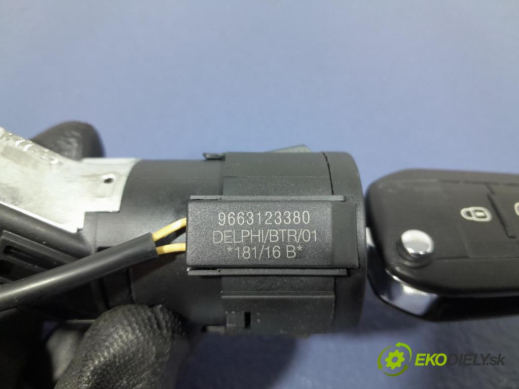 Peugeot 208 2016 Spínač zapalování. 9663123380