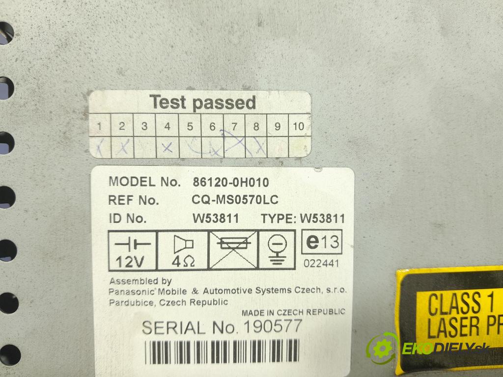 Toyota Aygo 2006 Radio I Navigace: 86120-0H010