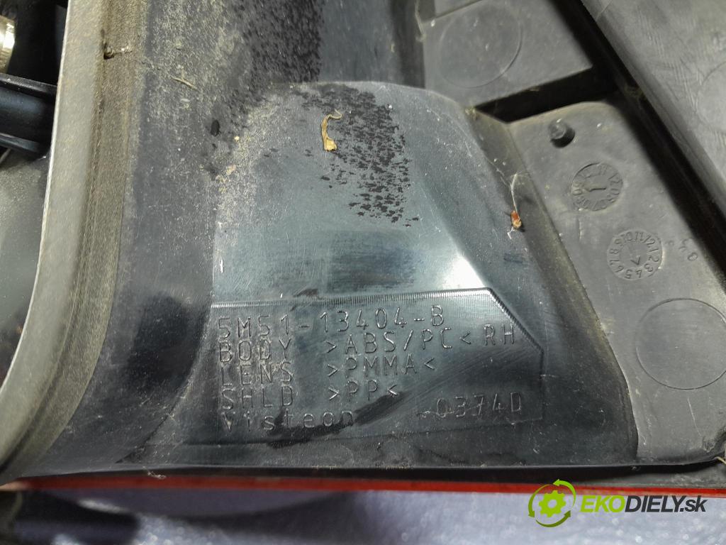 Ford Focus 2009 světlo Zad: Práva: Mimo: 5M51-13404-B