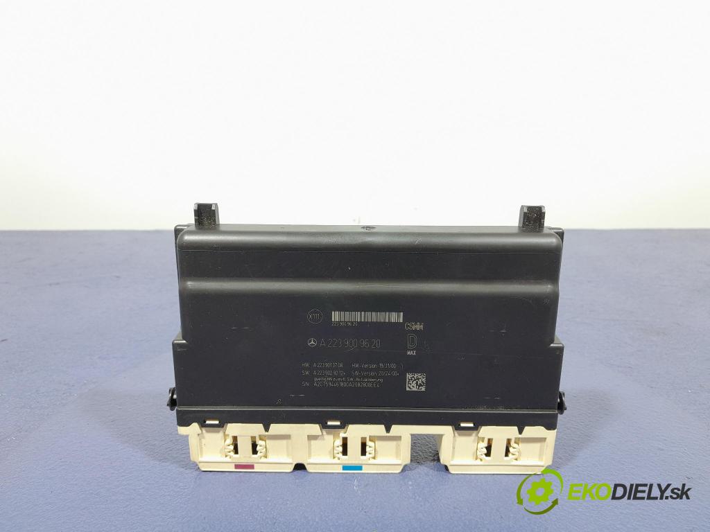 Mercedes S-klasa 2021 řídící jednotka Sedačka: A2239009620
