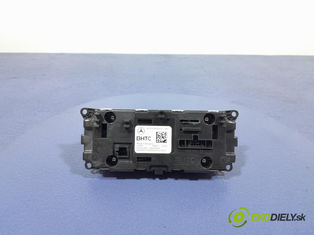 Mercedes S-klasa 2021 Přepínač Klimatizace: Proud vzduchu A2239000322