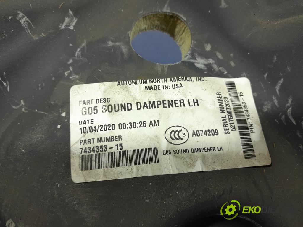 Bmw X5 2020 zvuková izolace 7434353