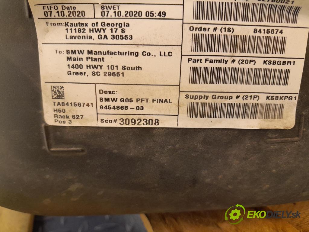 Bmw X5 2020 Nádrž: Paliva: 9454868