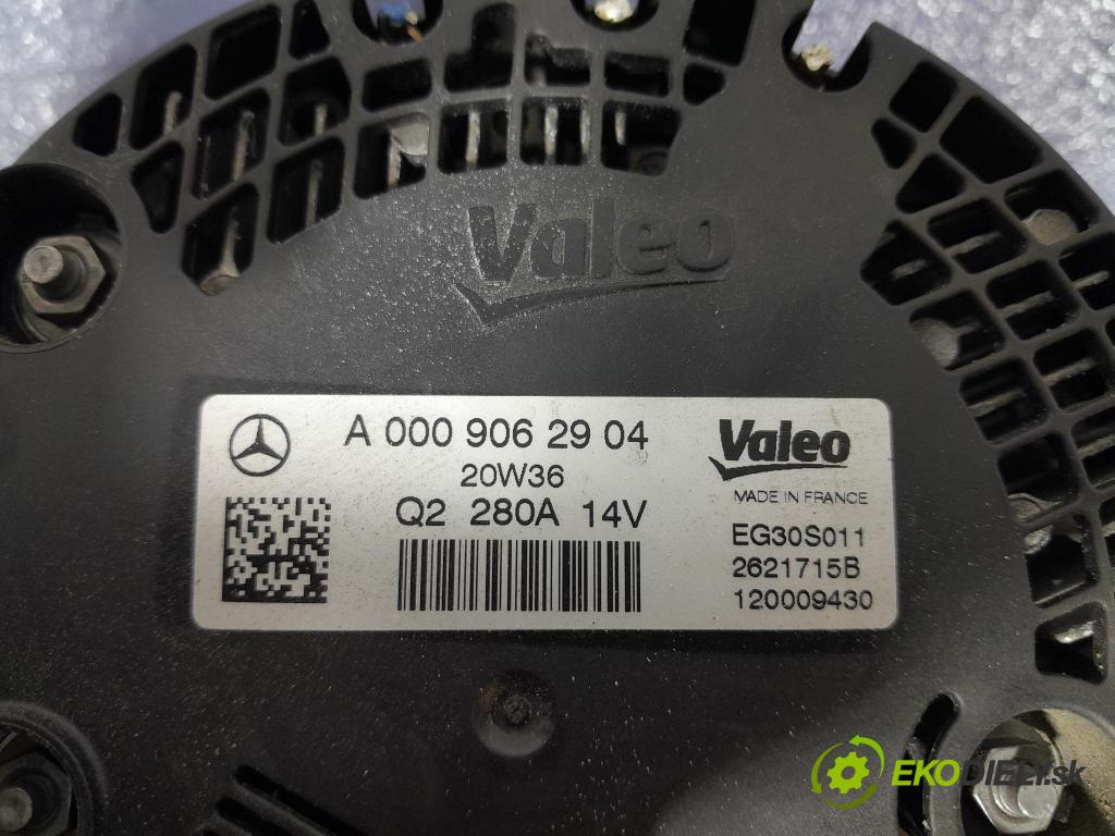 Mercedes S-klasa 2021 Alternator A0009062904