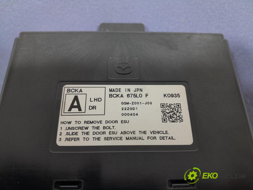 Mazda 3 2021 řídící jednotka BCKA 675LO F