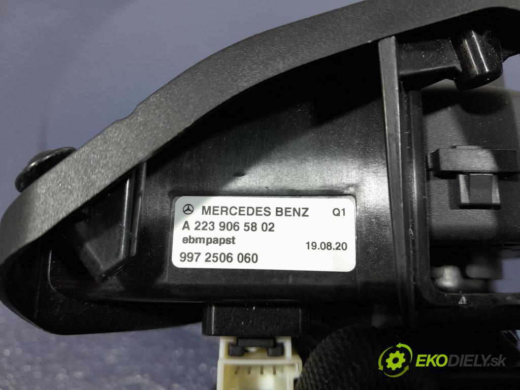 Mercedes S-klasa 2021 ventilátor Vzduch: A2239065802