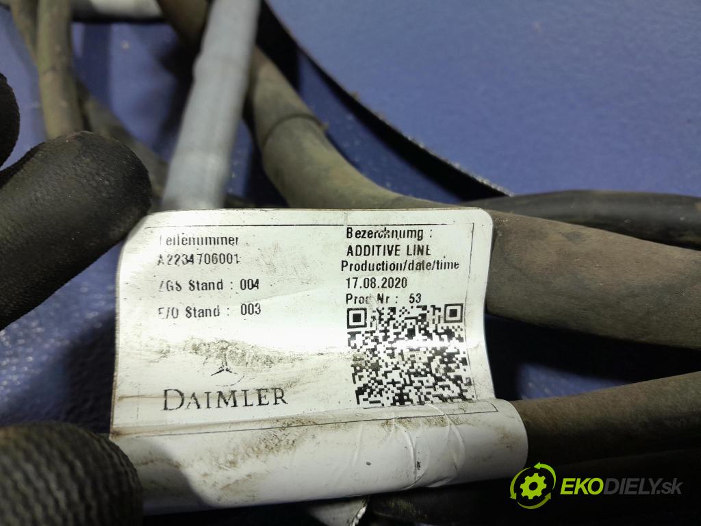 Mercedes S-klasa 2021 rúrka paliva A2234706001