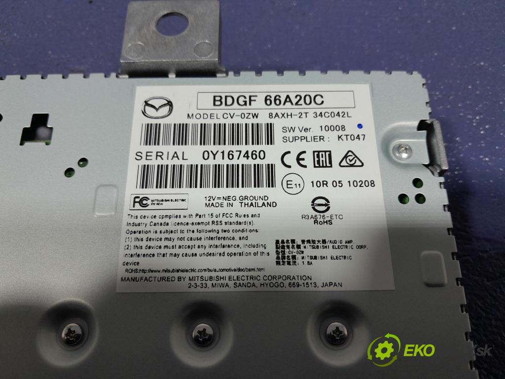 Mazda 3 2021 Zesilovač: BDGF 66A20C