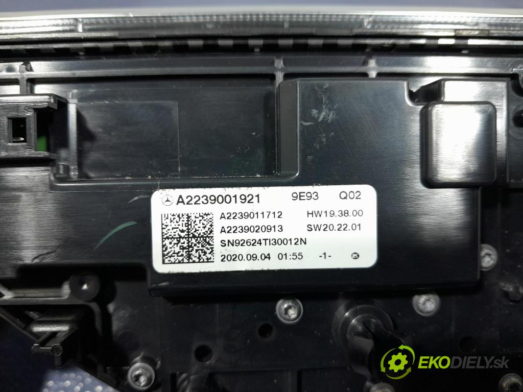 Mercedes S-klasa 2021 prepínač Foto: A2239001921