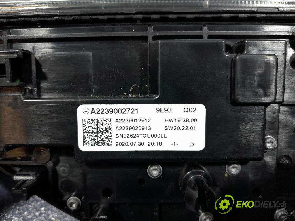 Mercedes S-klasa 2021 prepínač Foto: A2239002721