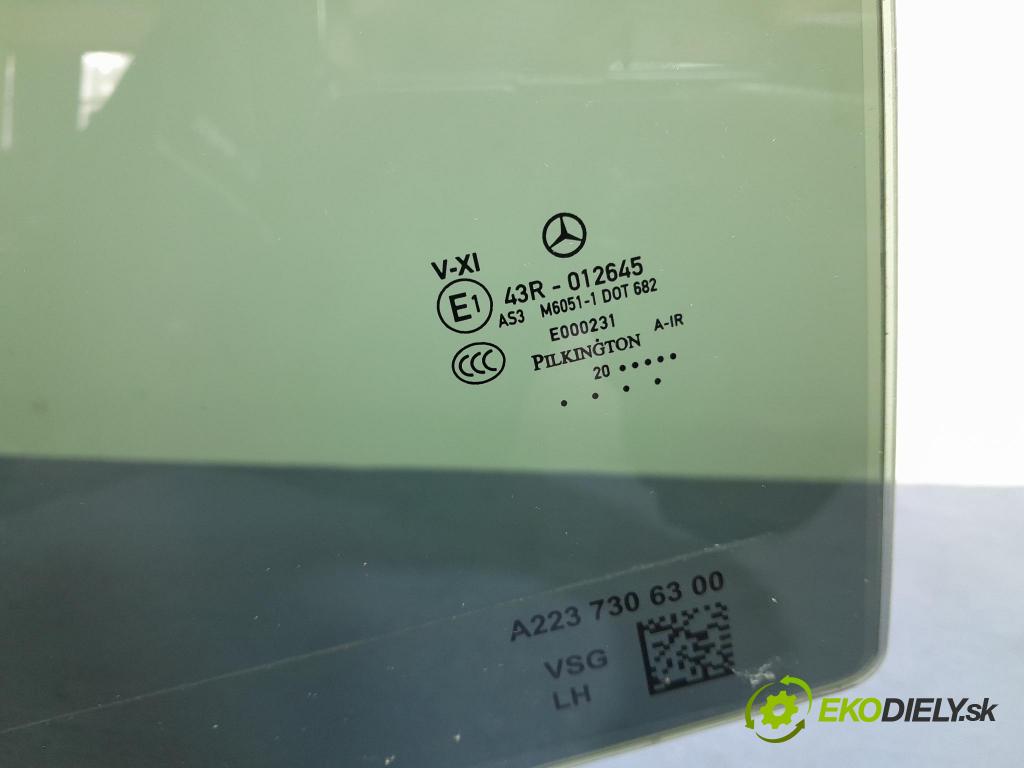 Mercedes S-klasa 2021 sklo dvere zad ľavé A2237306300