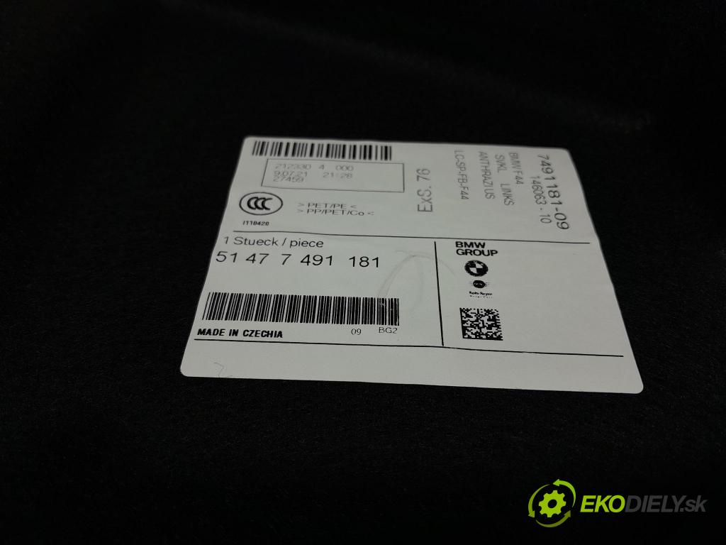 Bmw Seria 2 2021 Čalounictví: kufra: 7491181
