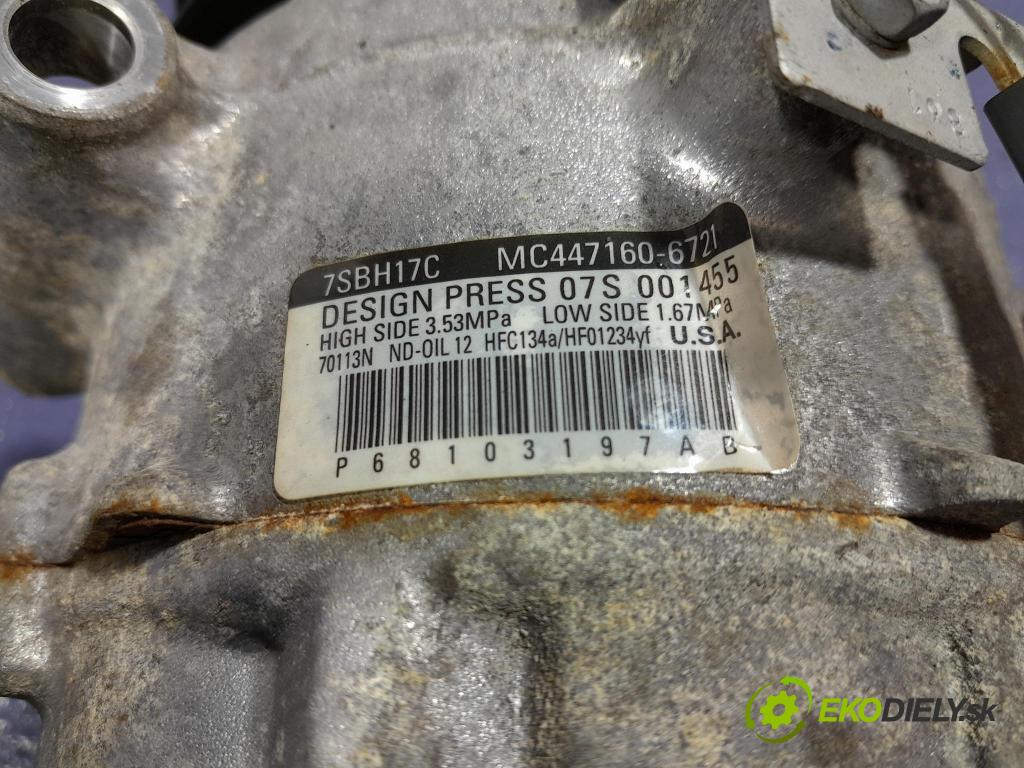 Jeep Cherokee 2016 Kompresor: Klimatizácia: P68103197AB