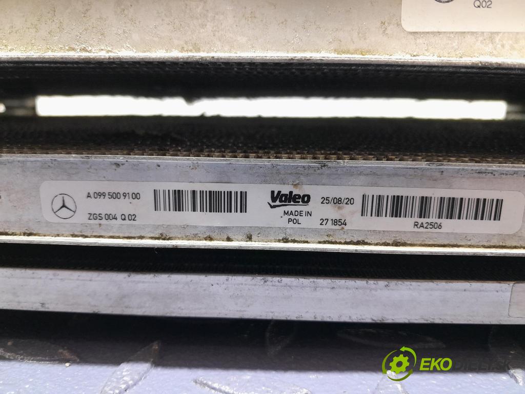 Mercedes S-klasa 2021 chladič Klimatizácia: A0995004102