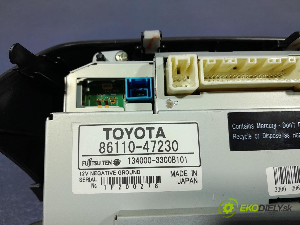 Toyota Prius 2007 Zobrazit: Rádio: / GPS 86110-47230