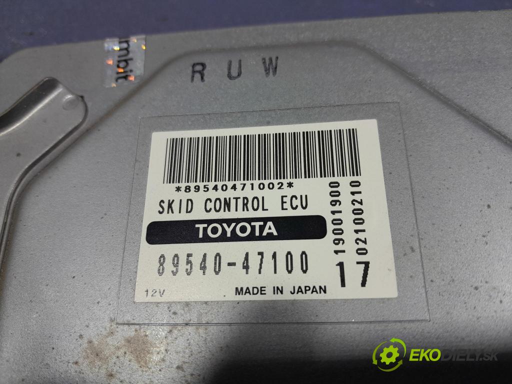 Toyota Prius 2007 riadiaca jednotka 89540-47100