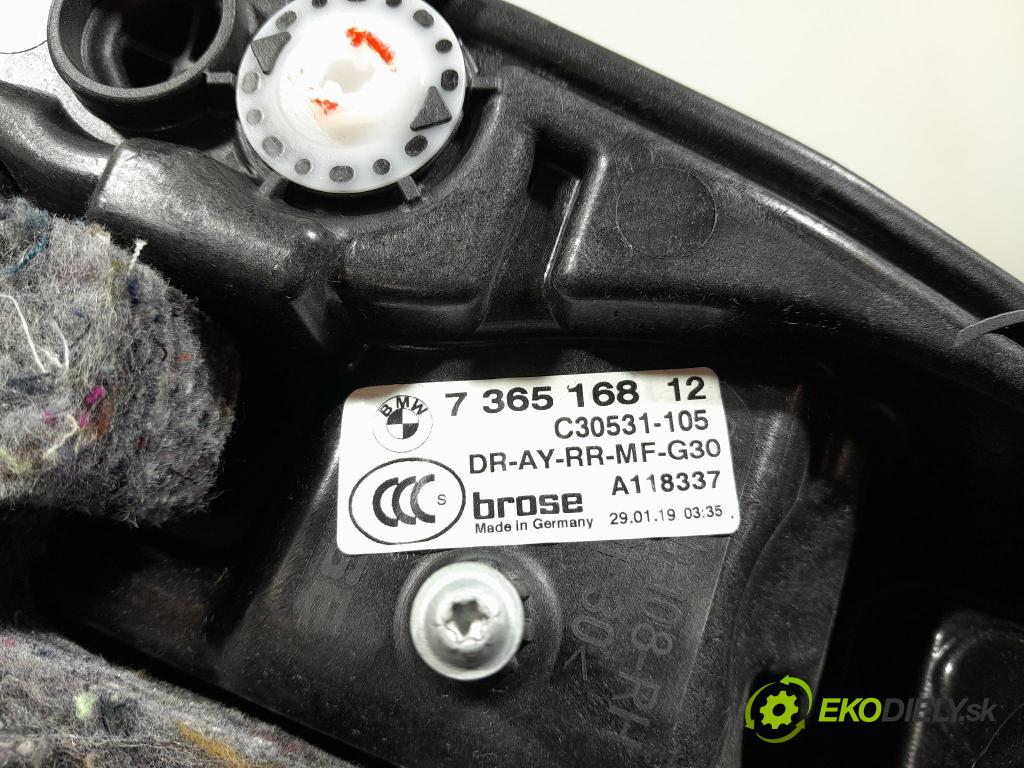 Bmw M5 2019 mechanizmus okna Okná: zad v pravo: 7365168