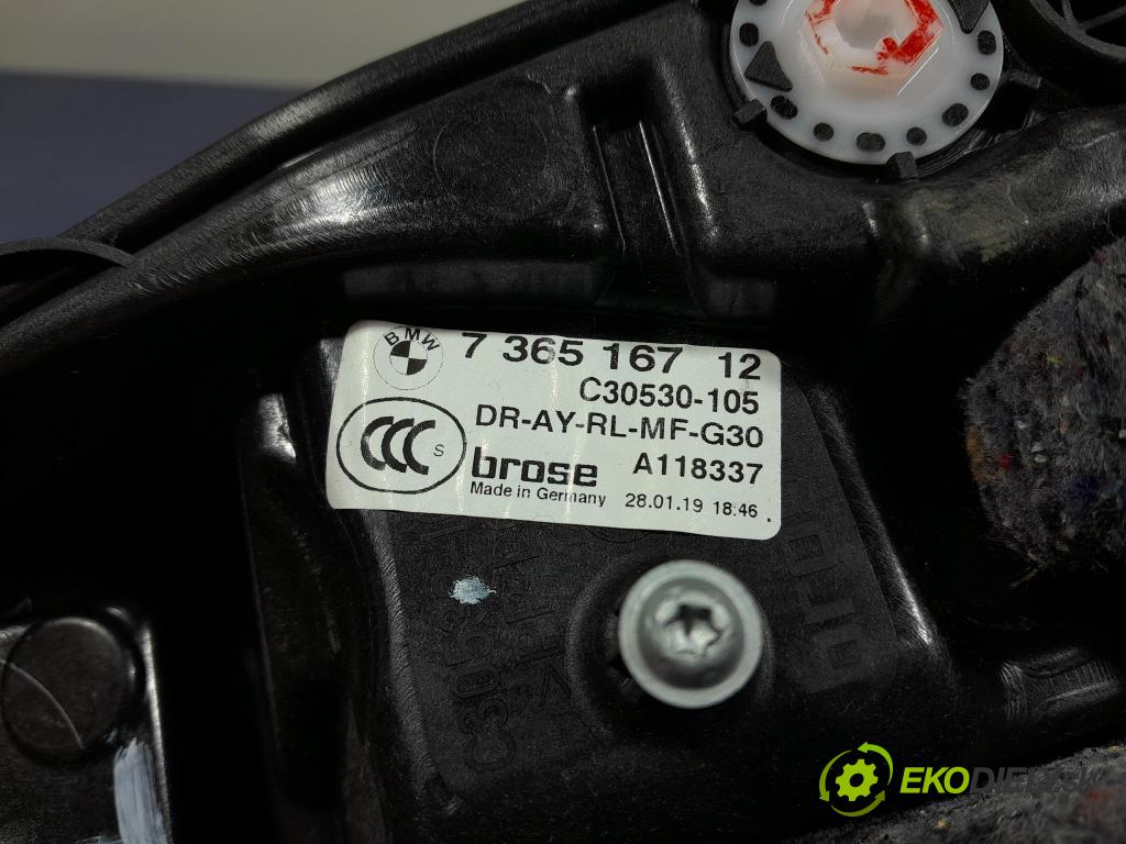 Bmw M5 2019 mechanizmus okna Okná: zad Vľavo: 7365167