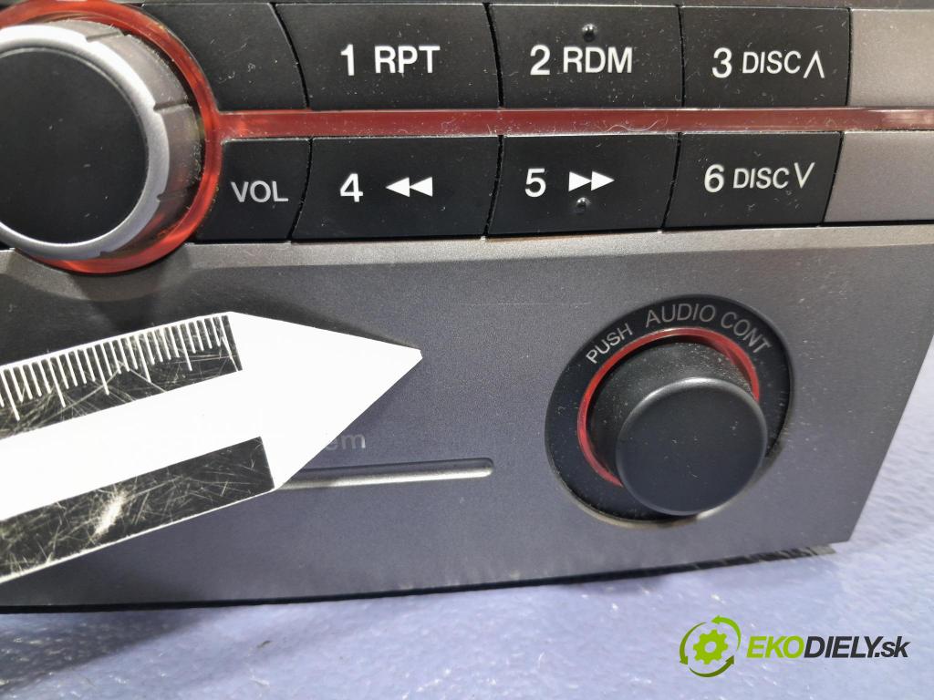 Mazda 3 2007 Radio I Navigácia: BR2B66AR0