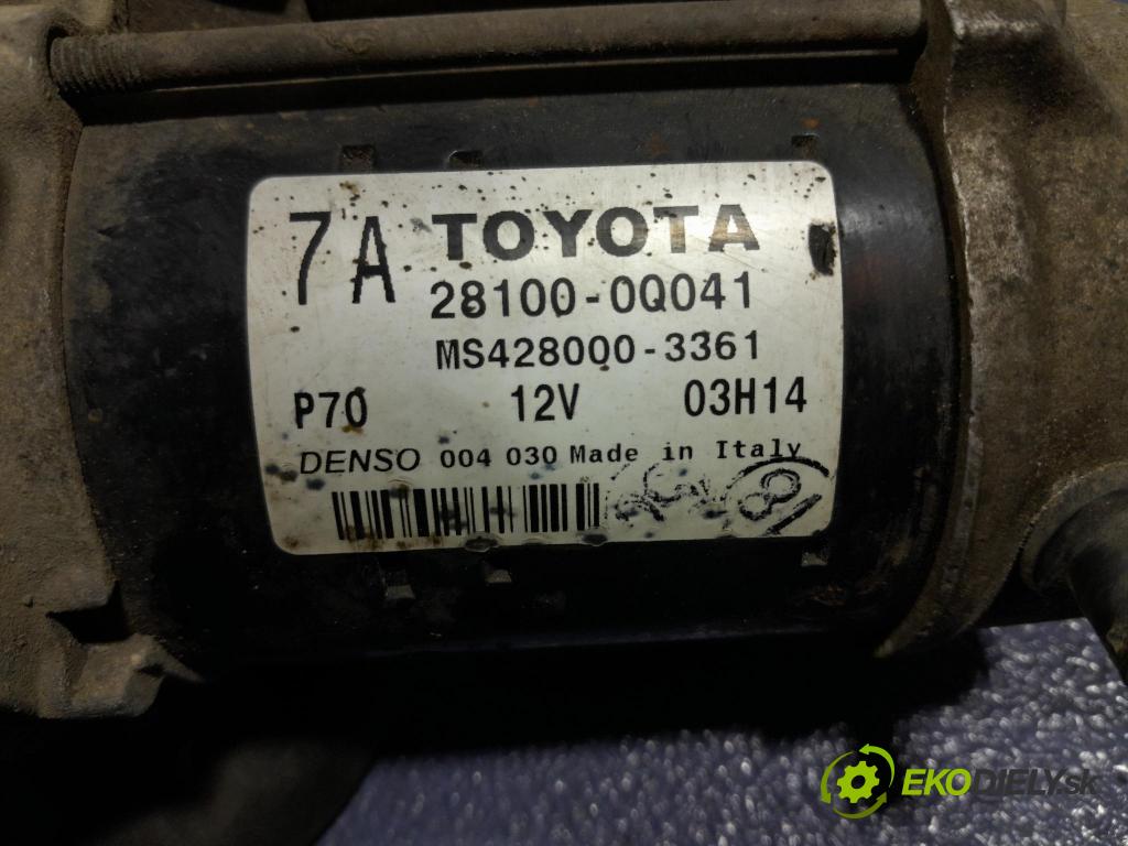 Toyota Yaris 2006 startér: 28100-0Q041