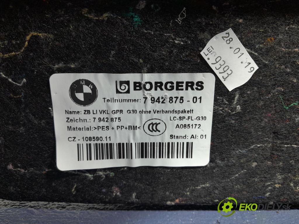 Bmw M5 2019 Tapacír: kufr 7942875