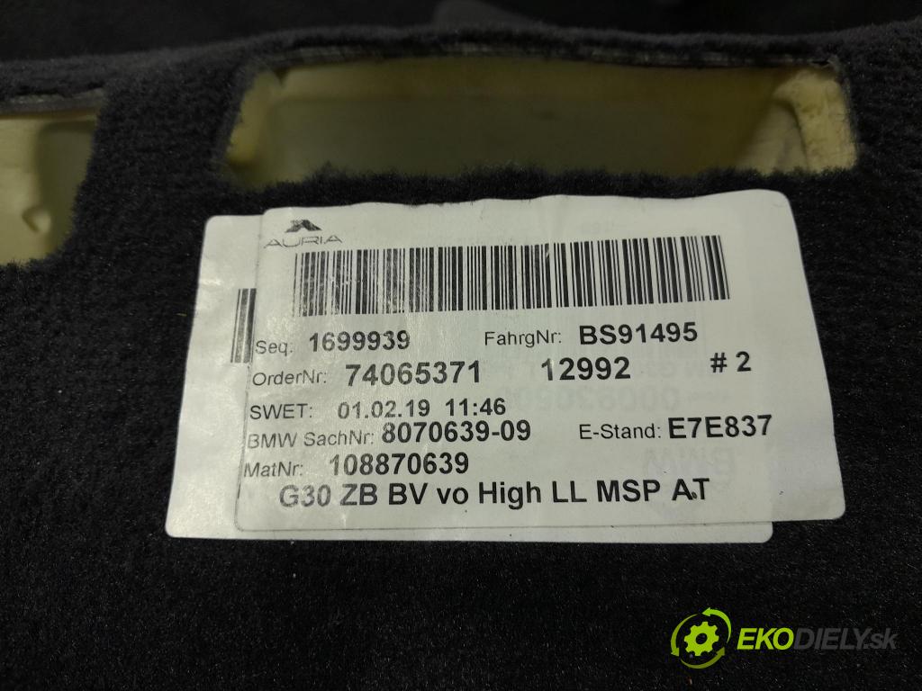 Bmw M5 2019 koberec do auta 8070639