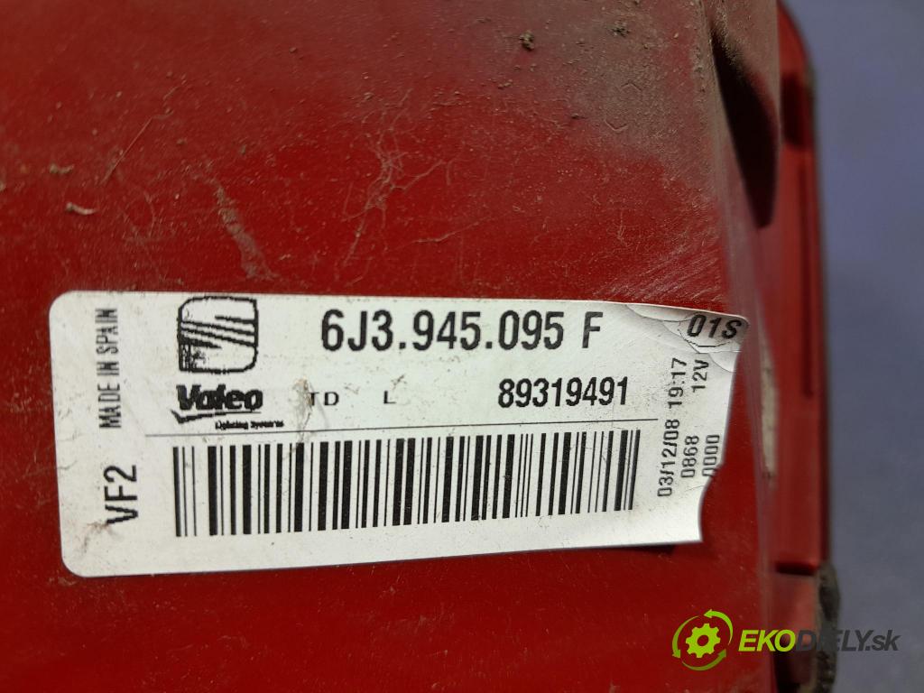 Seat Ibiza 2009 svetlo / reflektor zad ľavá Vonkajsia: 6J3945095F